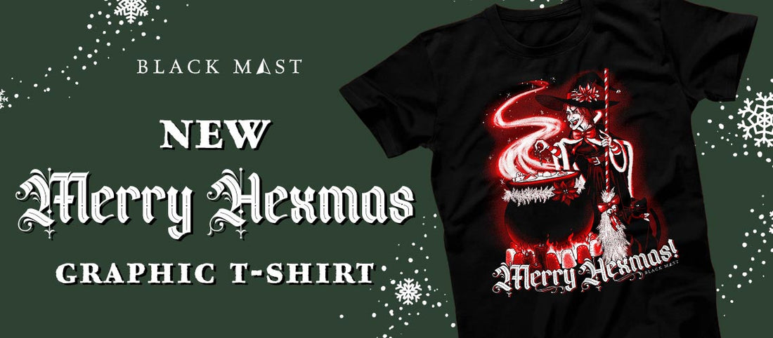 NEW "Merry Hexmas" Christmas Witch t-shirt!