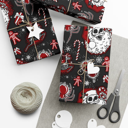 Skelly Claus Wrapping Paper