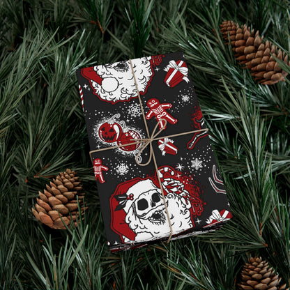 Skelly Claus Wrapping Paper