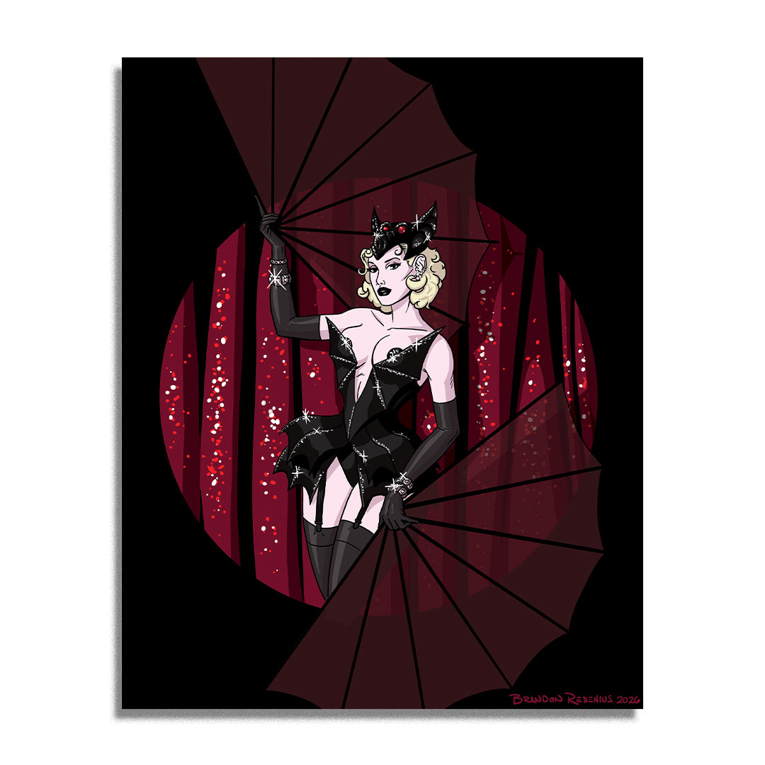 Burlesque Monsters: Betty Nocturne 8x10 Print