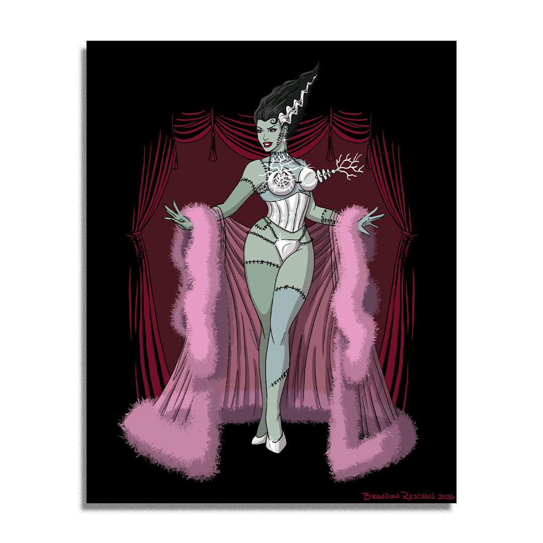 Burlesque Monsters: Victoria Frankenstein 8x10 Print
