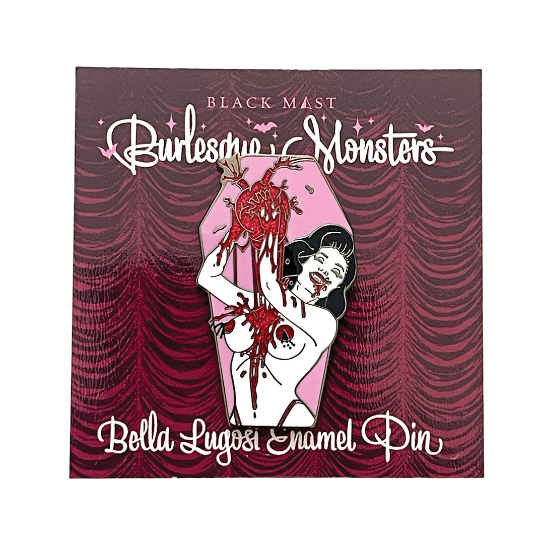Burlesque Monsters “Bella Lugosi” Enamel Pin