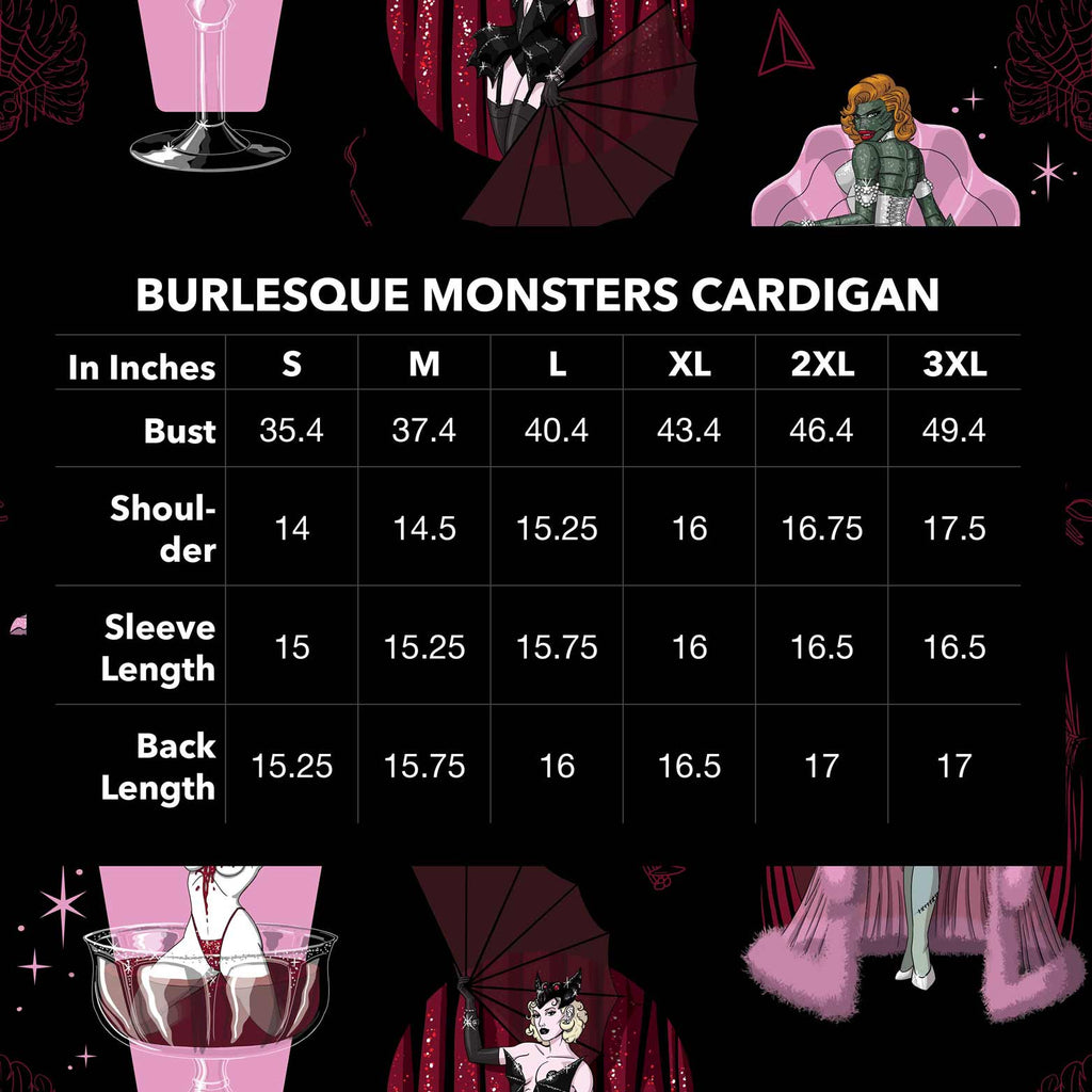 Burlesque Monsters Cardigan