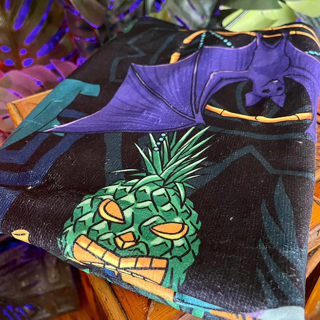 Creepy Cove Towel - Black Mast