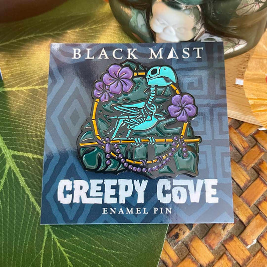 Creepy Cove Enamel Pin