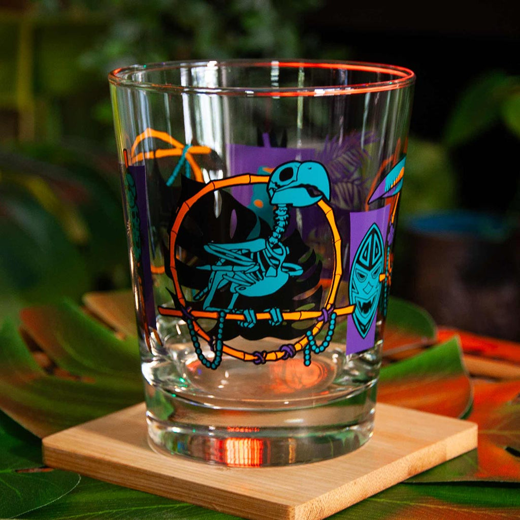 Creepy Cove Mai Tai Cocktail Glasses - Black Mast