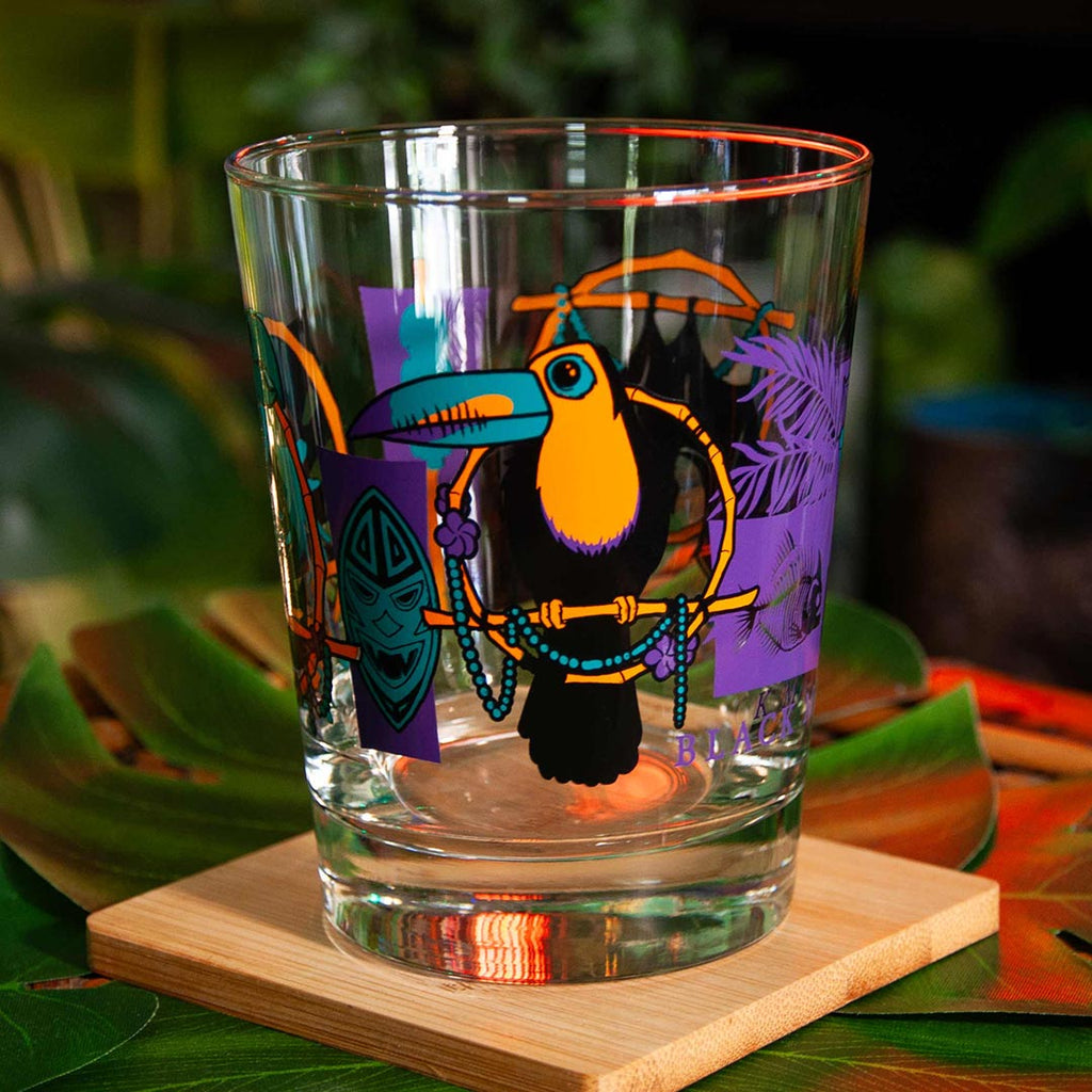 Creepy Cove Mai Tai Cocktail Glasses - Black Mast