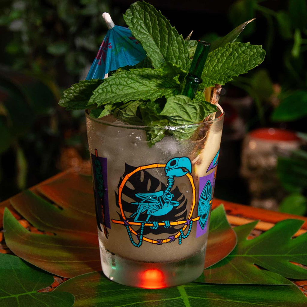 Creepy Cove Mai Tai Cocktail Glasses - Black Mast