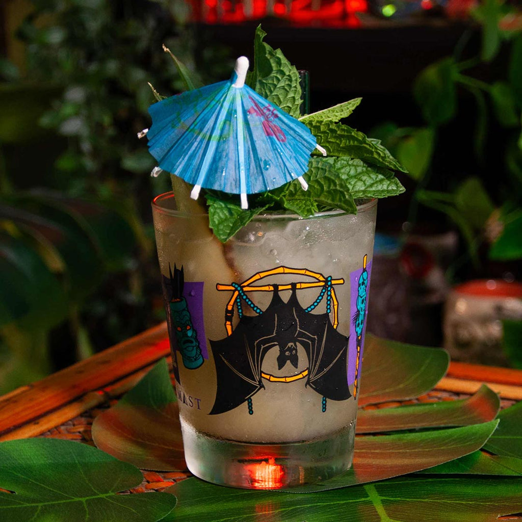 Creepy Cove Mai Tai Cocktail Glasses - Black Mast