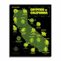 Cryptids of California 8"x10" print