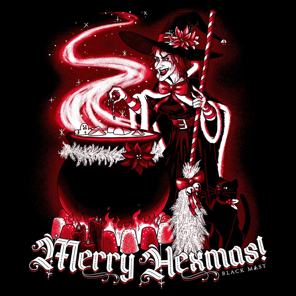 Merry Hexmas t-shirt - Black Mast