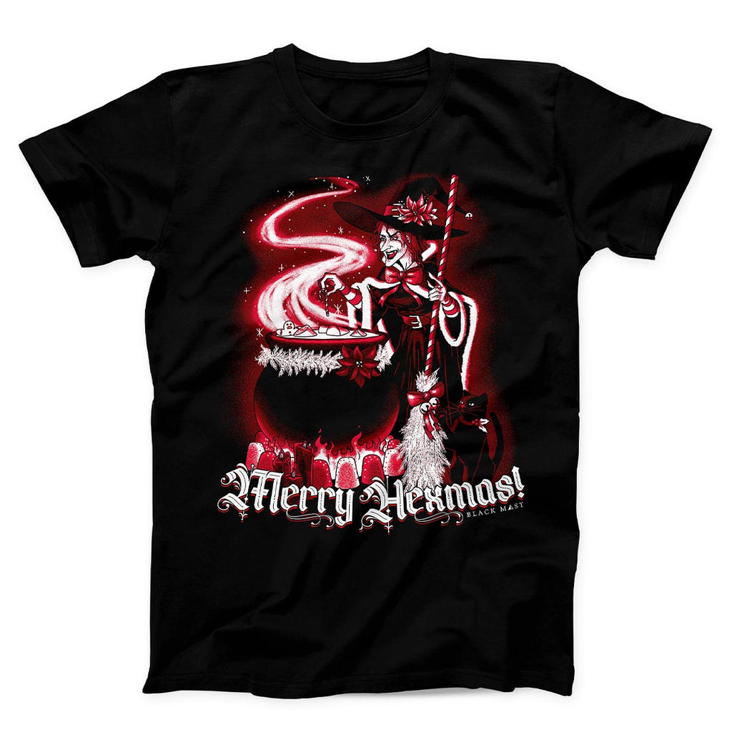 Merry Hexmas t-shirt - Black Mast