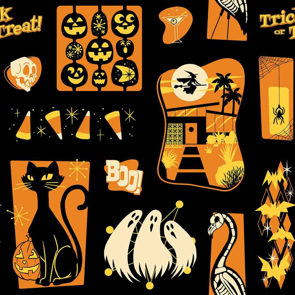 Mid-century Macabre Button-down Shirt