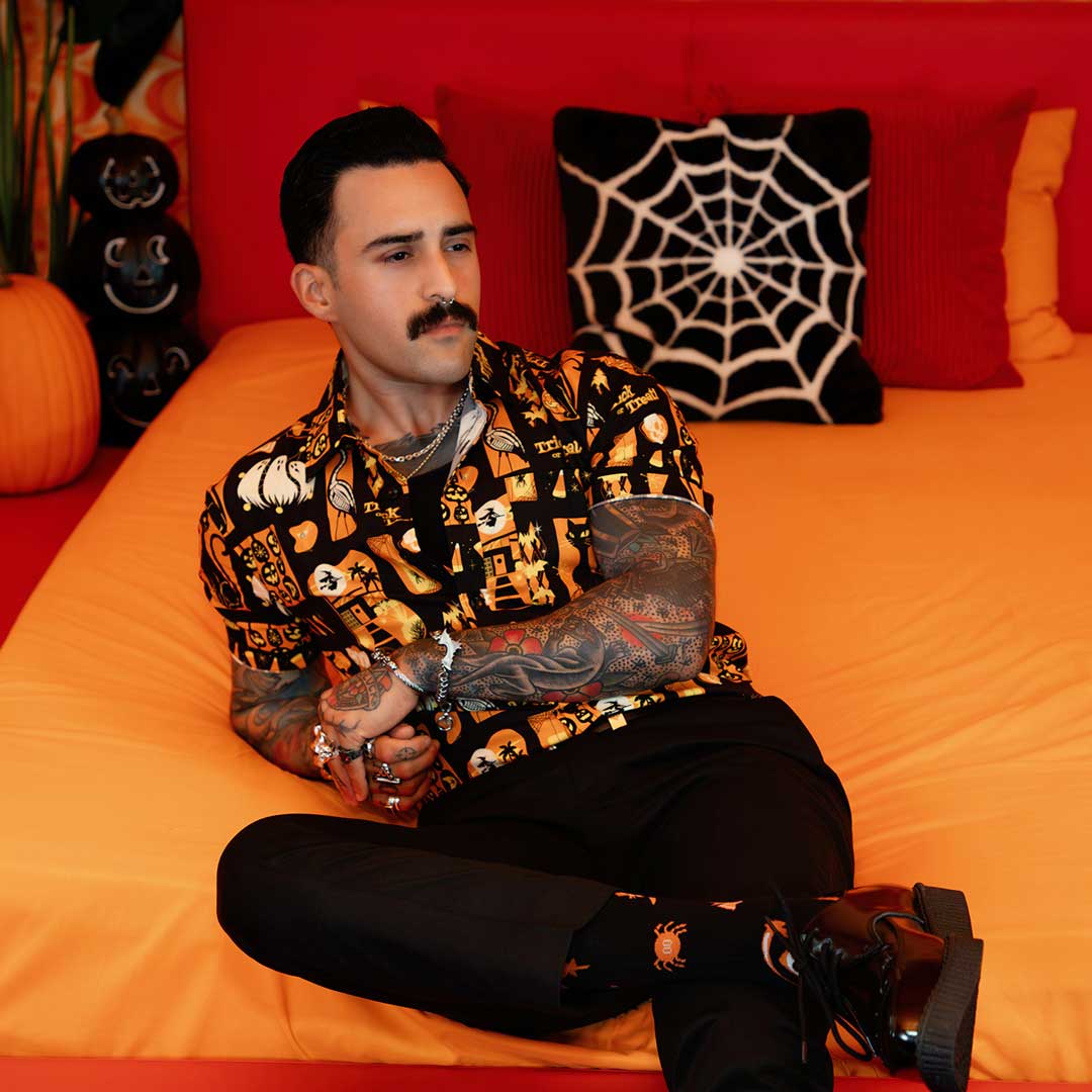 Mid-century Macabre Button-down Shirt