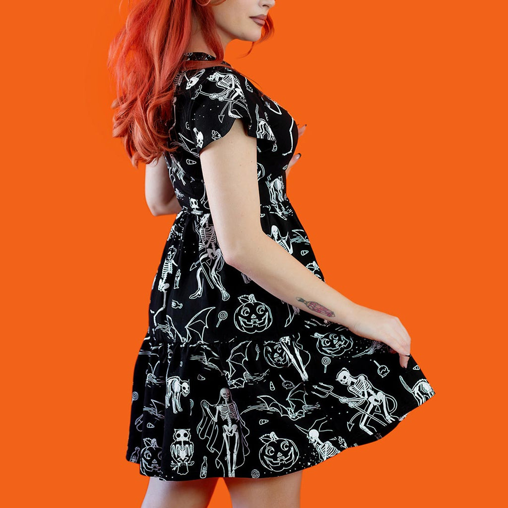 Midnight Mischief Dress - Black Mast