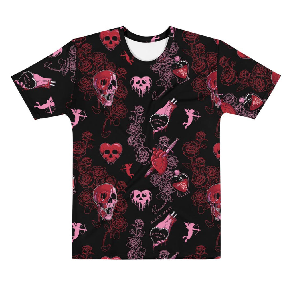 Bloody Valentine All-Over T-shirt - Black Mast