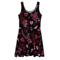 Bloody Valentine Skater Dress - Black Mast