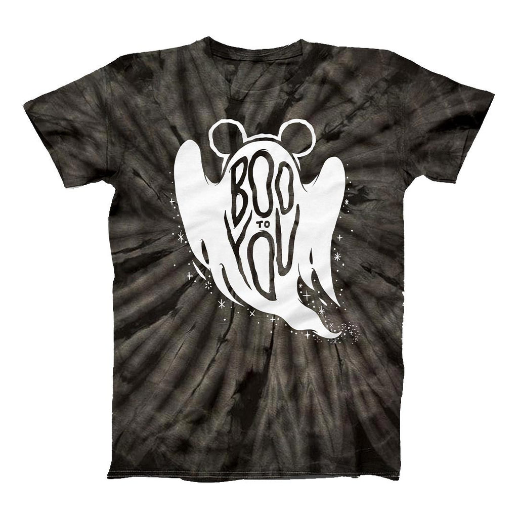 Boo To You Tie Dye T-shirt - Black Mast