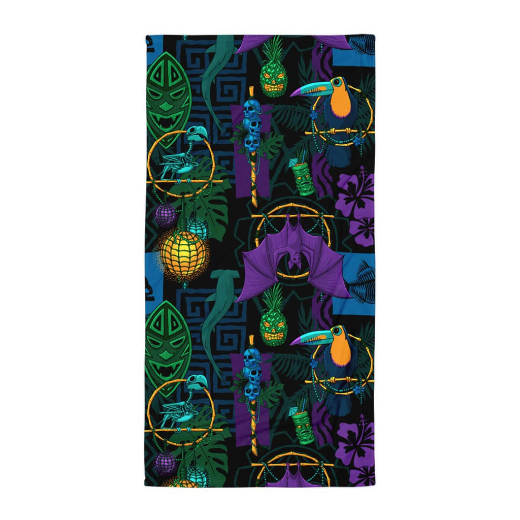 Creepy Cove Towel - Black Mast