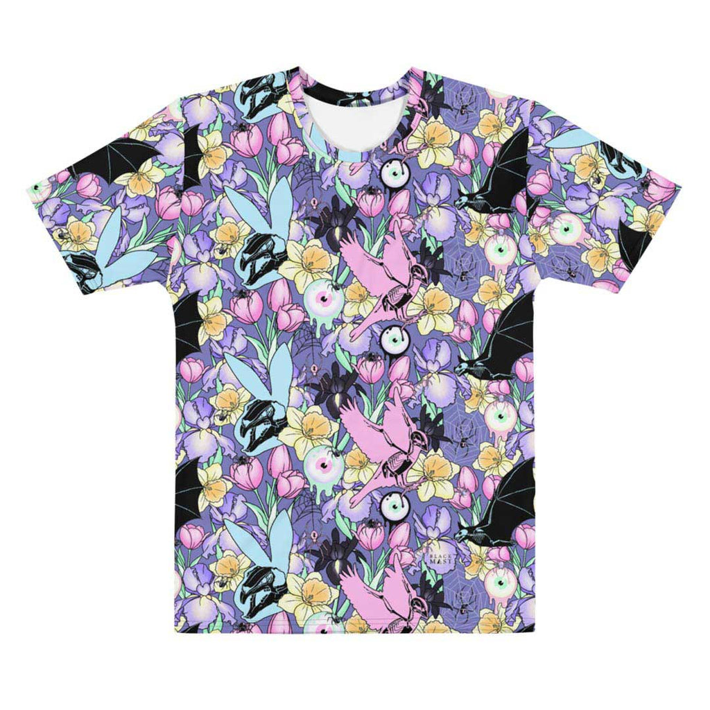Doom + Bloom All-Over T-shirt - Black Mast