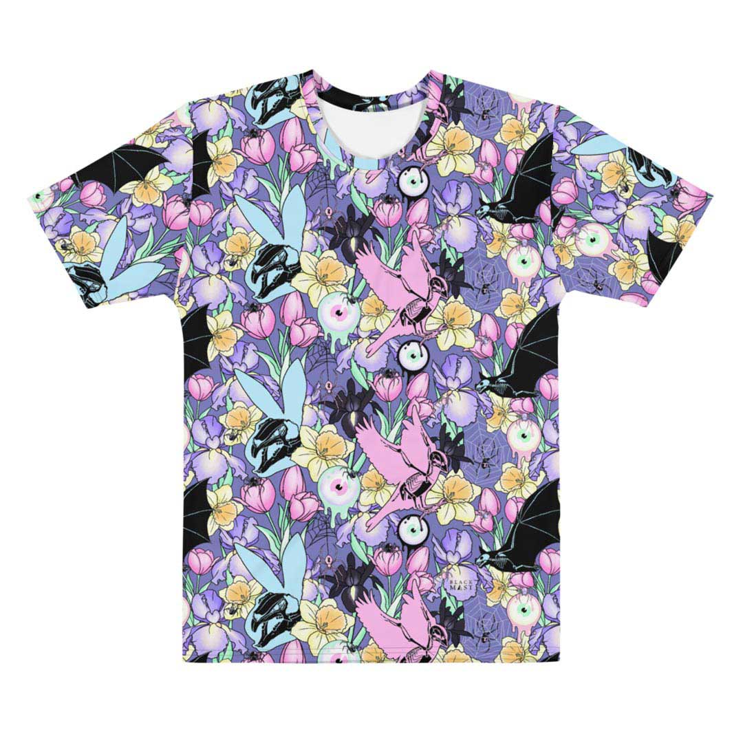 Doom + Bloom All-Over T-shirt - Black Mast