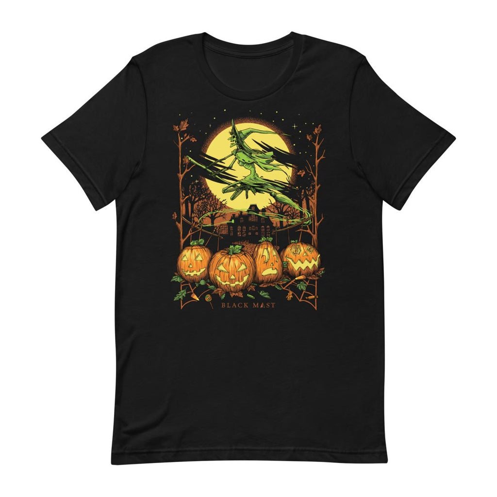 Hallow Haunts Graphic T-shirt - Black Mast