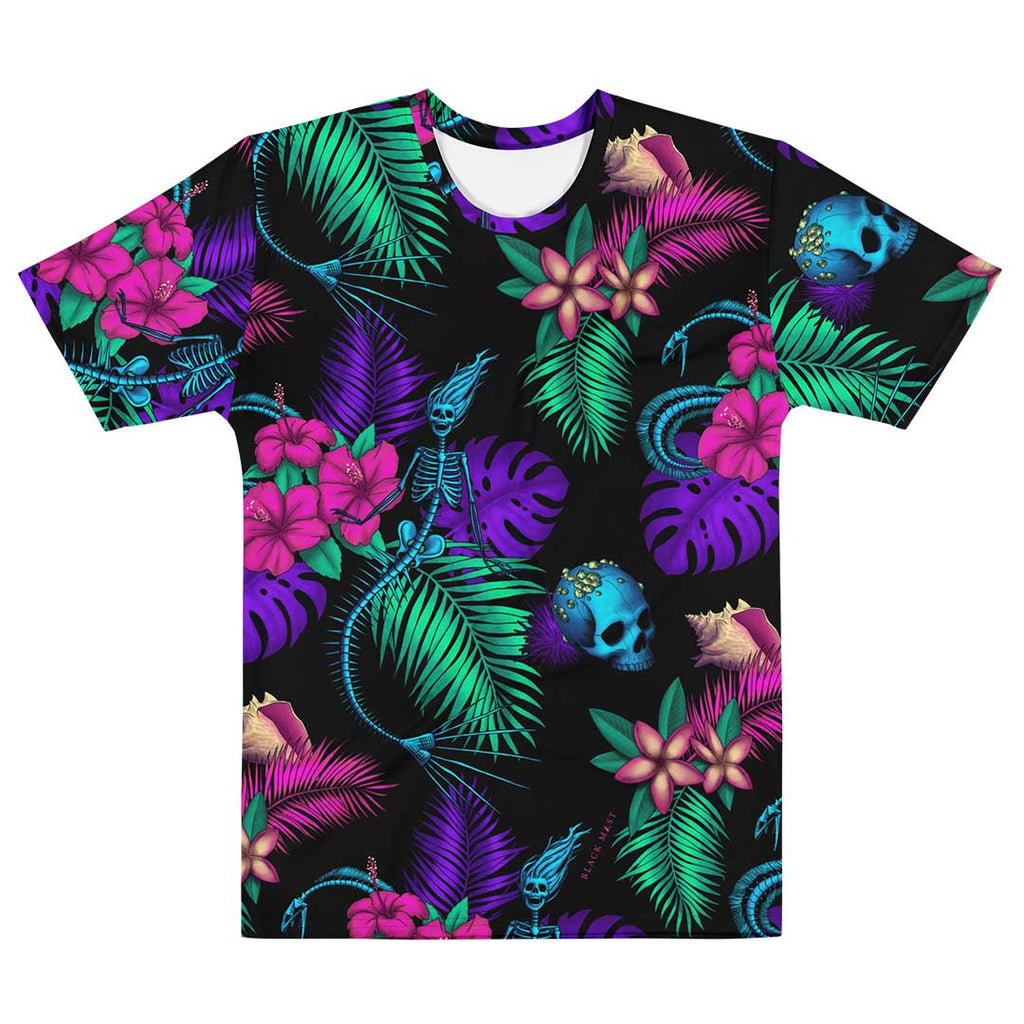 Tropigoth All Over Pattern T-shirt - Black Mast