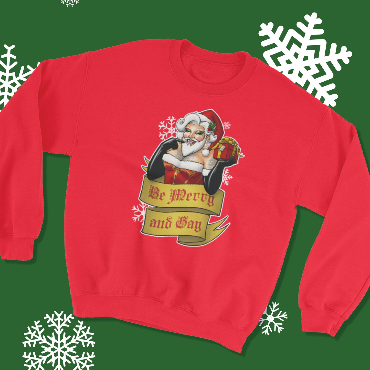 Santa Claus the Bearded Queen Sweatshirt