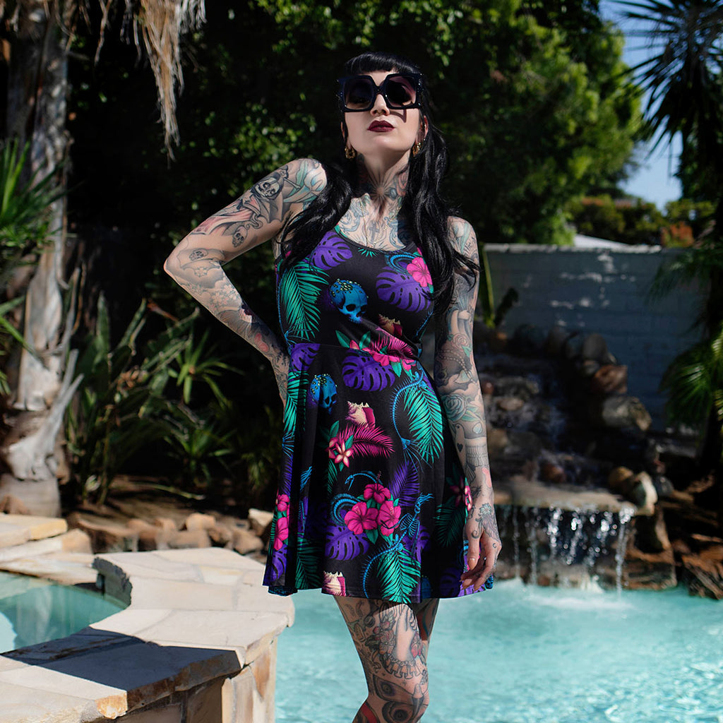 Tropigoth Dress - Black Mast