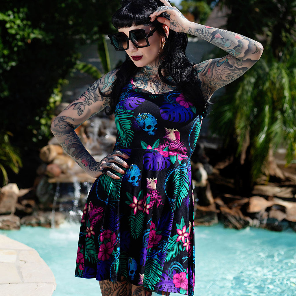 Tropigoth Dress - Black Mast