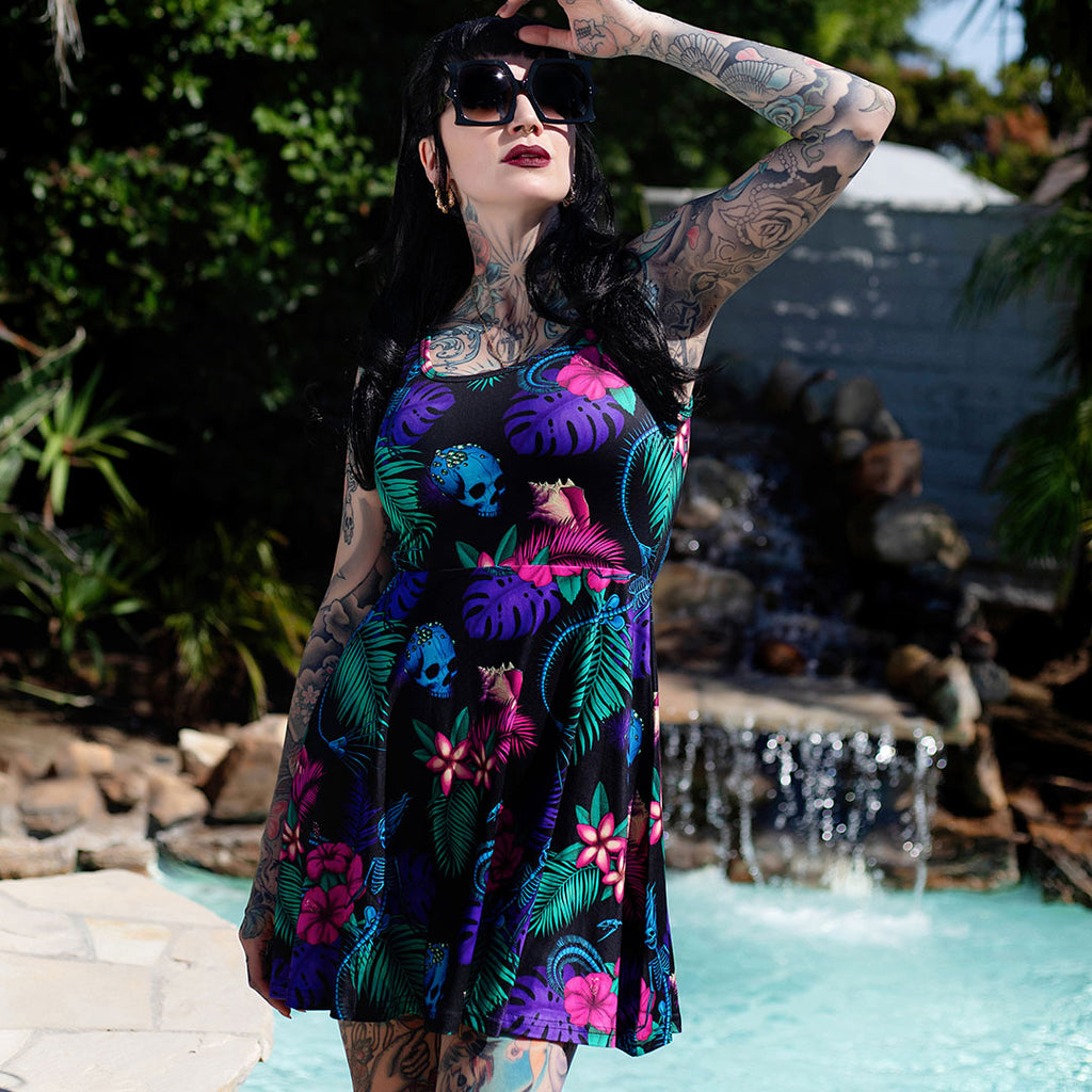 Tropigoth Dress - Black Mast