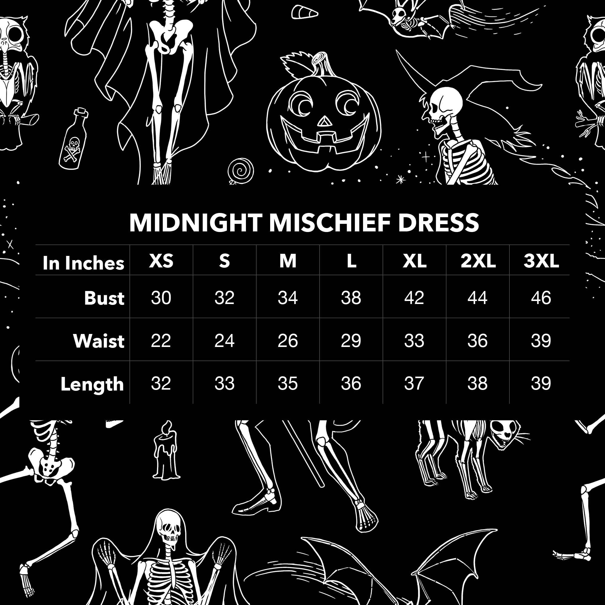 Midnight Mischief Dress - Black Mast