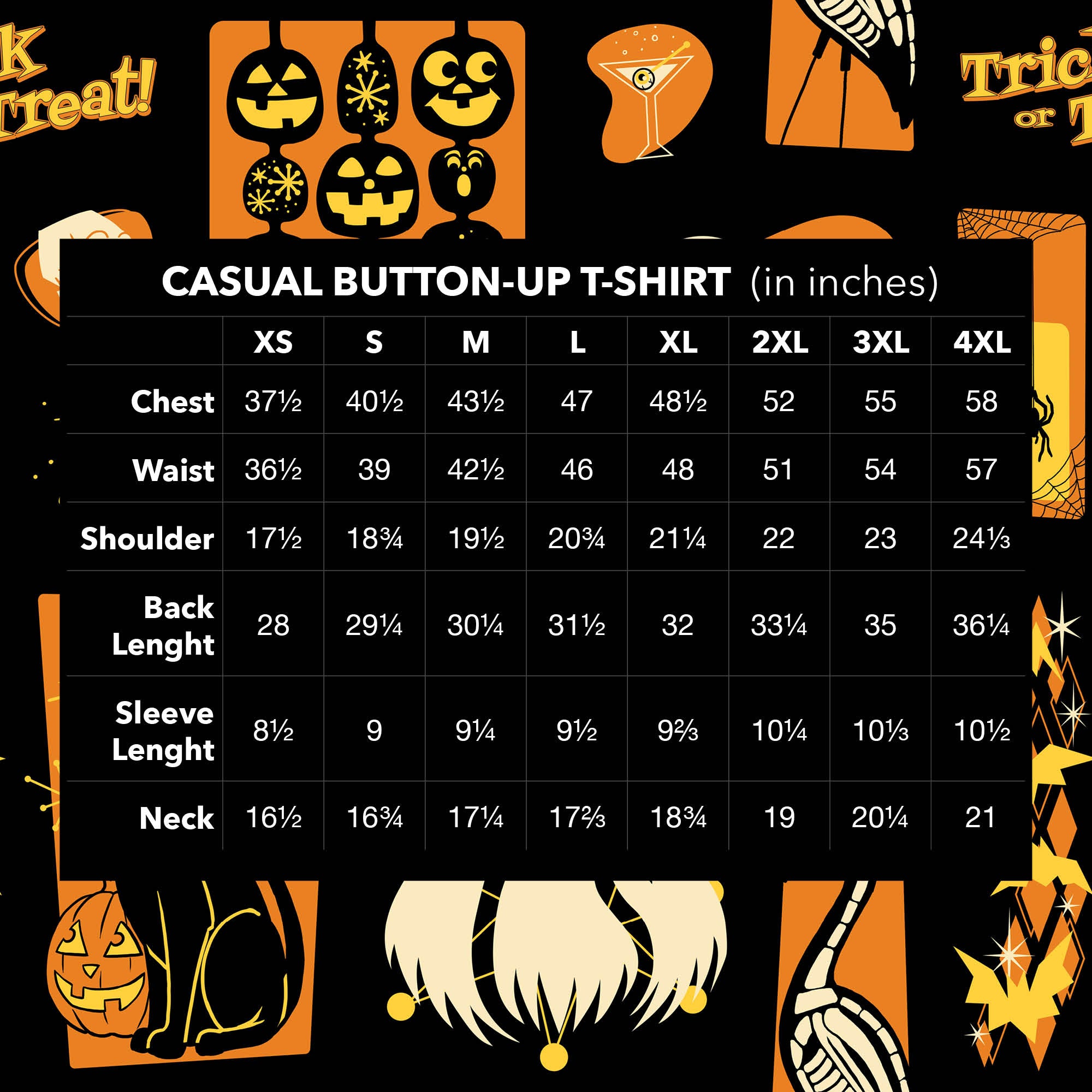 Mid-century Macabre Button-down Shirt