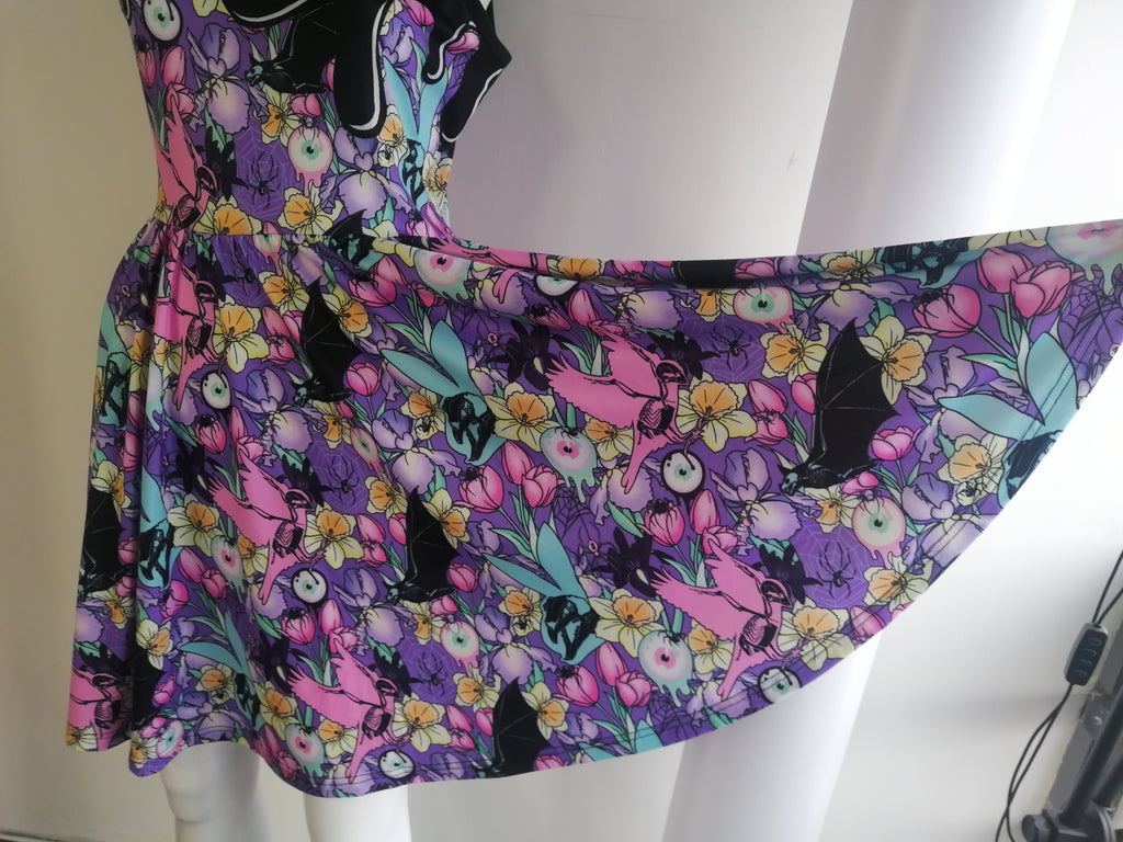 Doom + Bloom Dress - Black Mast