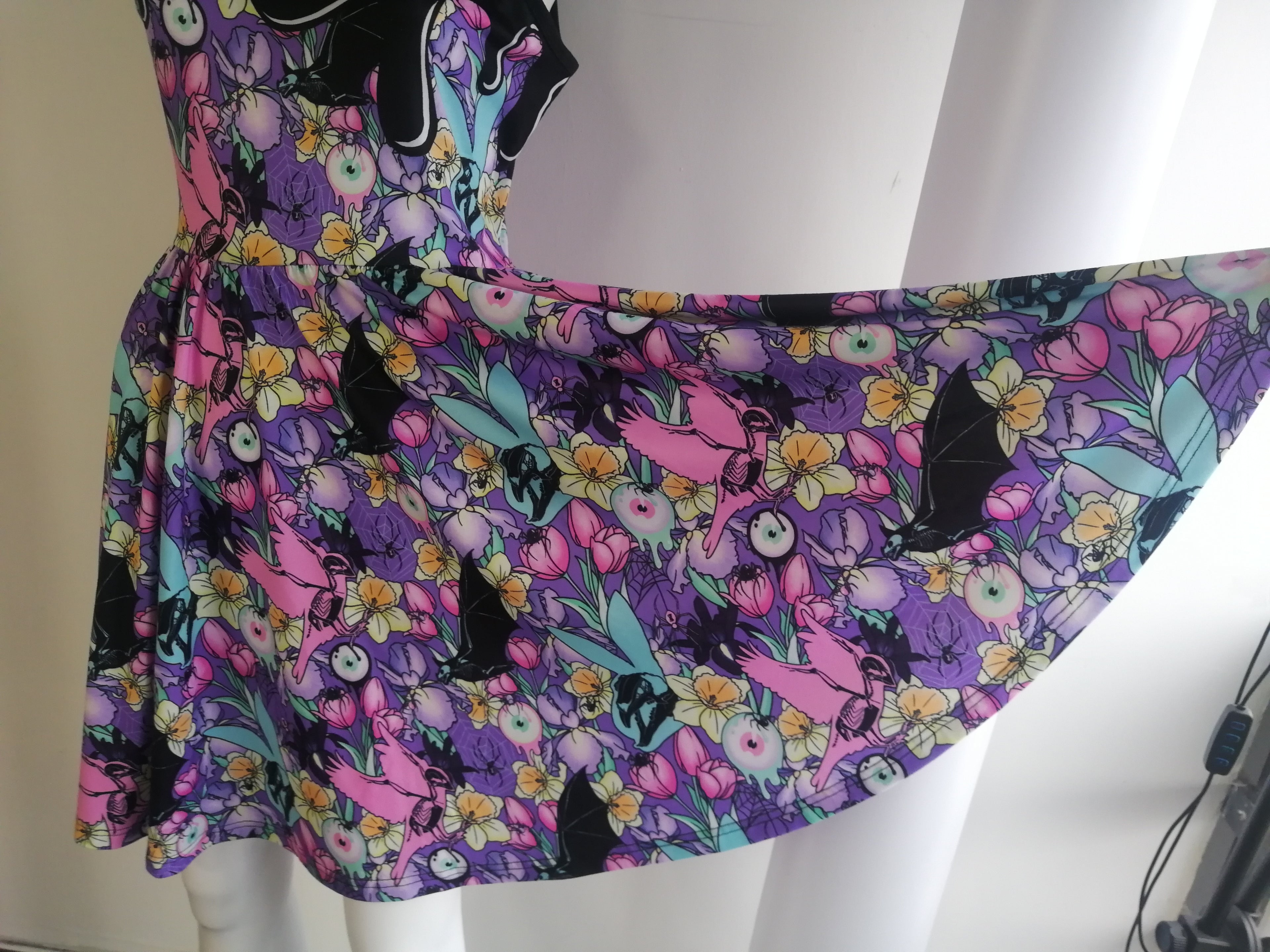 Doom + Bloom Dress - Black Mast