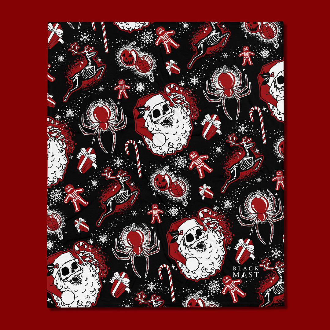 Skelly Claus Blanket