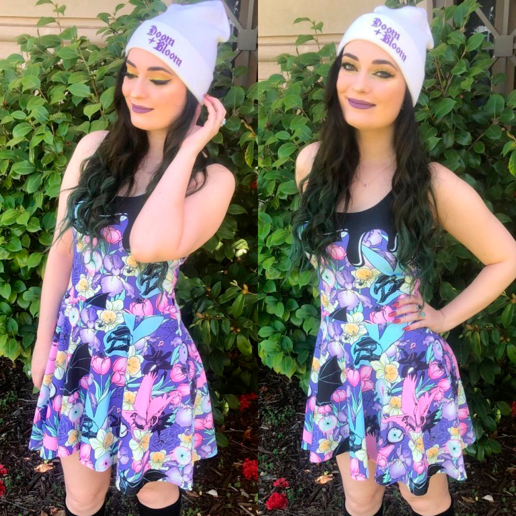 Doom + Bloom Dress - Black Mast