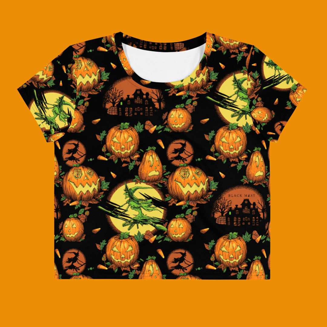 Hallow Haunts Crop Tee