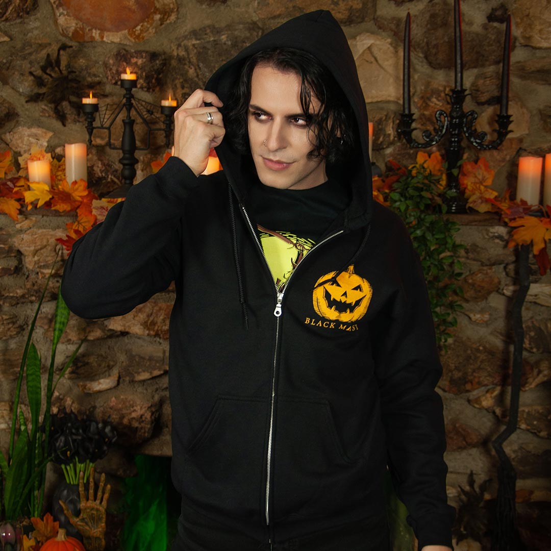 Headless Horseman Zip-Up Hoodie - Black Mast