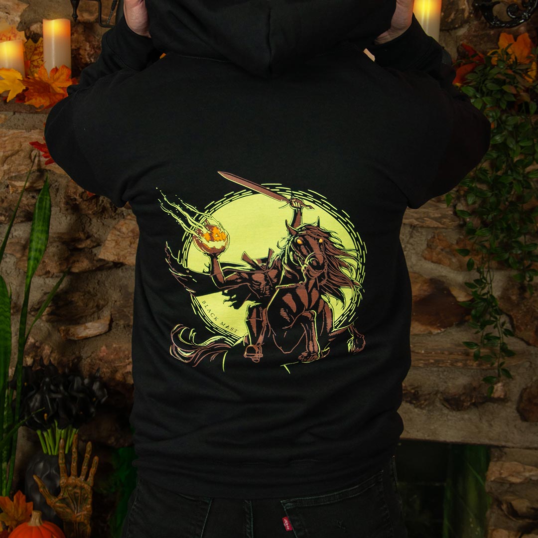 Headless Horseman Zip-Up Hoodie - Black Mast