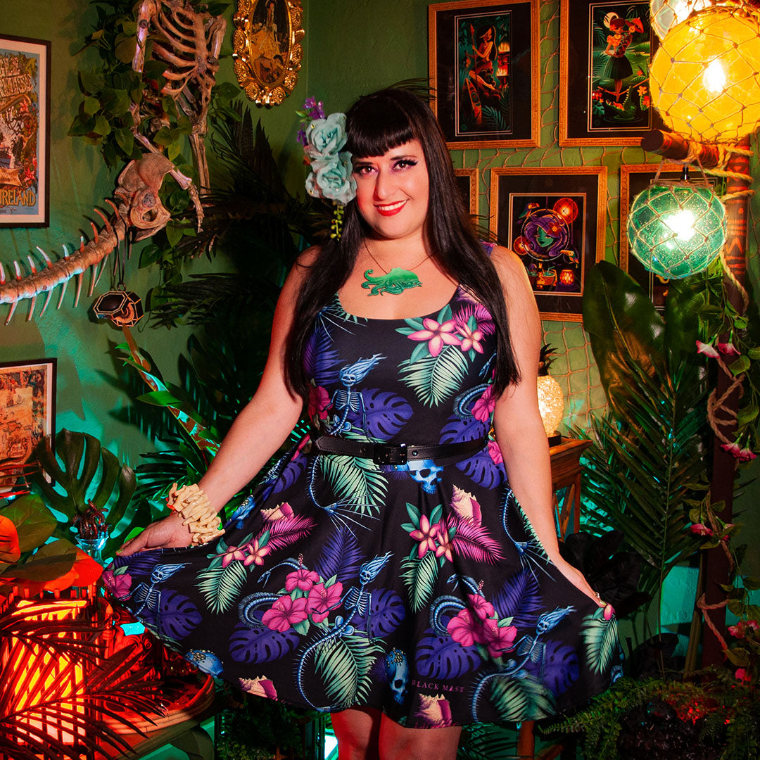 Tropigoth Dress - Black Mast