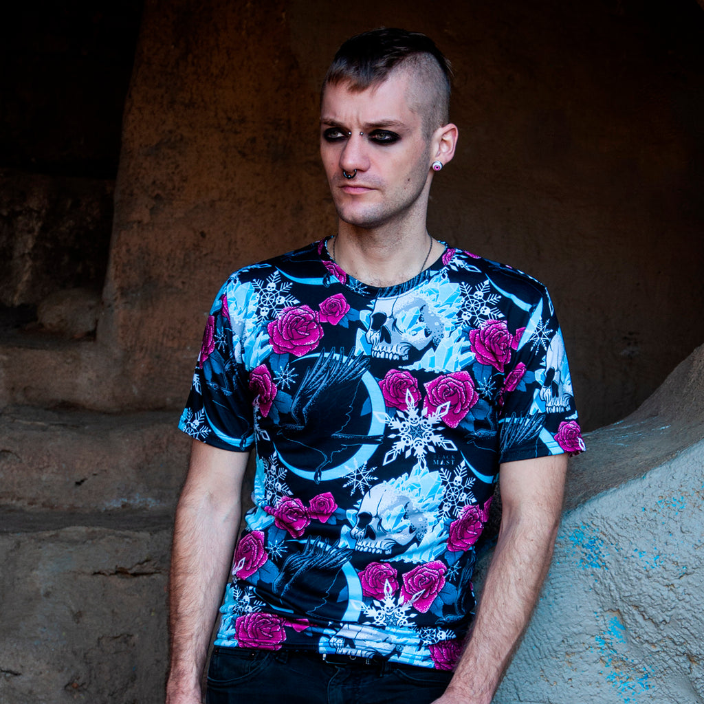Snowgoth All-Over T-shirt - Black Mast