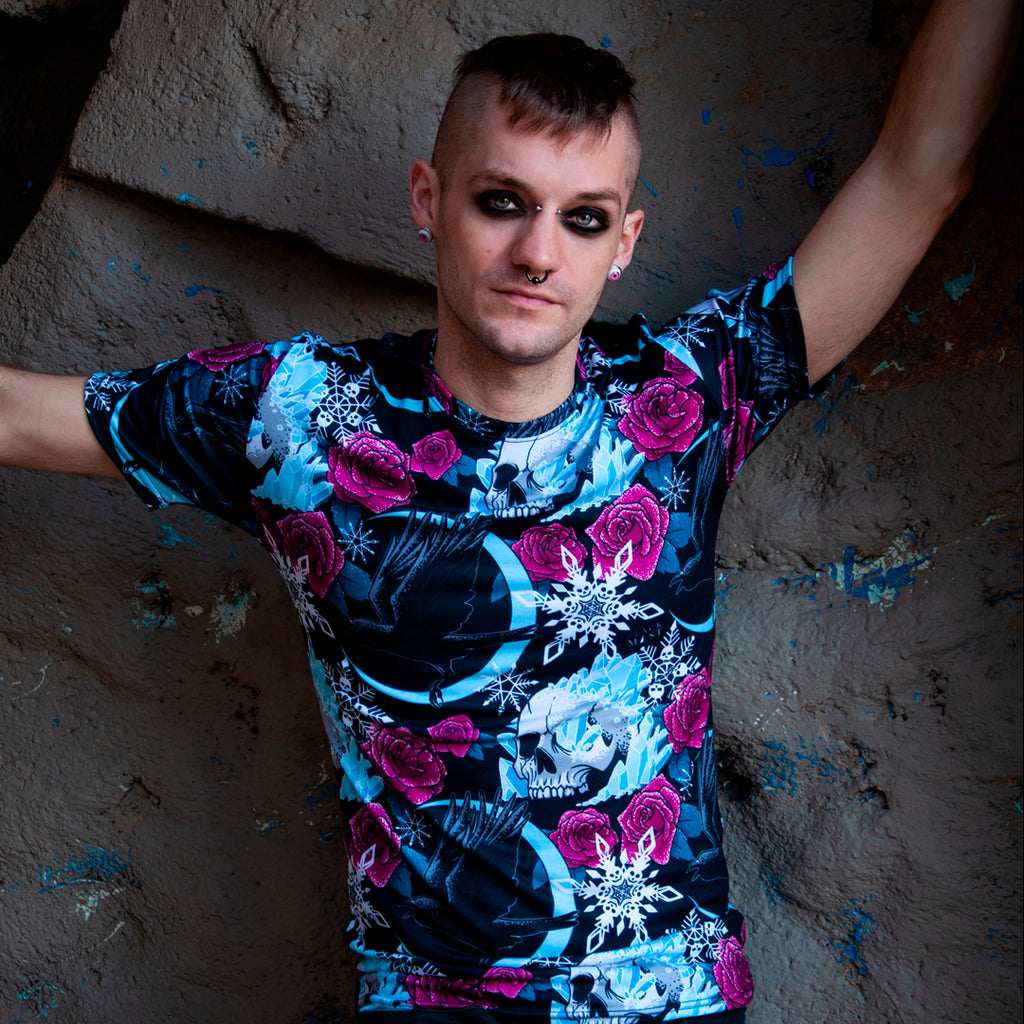 Snowgoth All-Over T-shirt - Black Mast